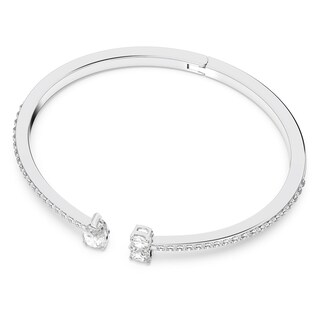 Foto 2 | Brazalete Swarovski Attract Chapado En Rodio Blanco - Venta Internacional.