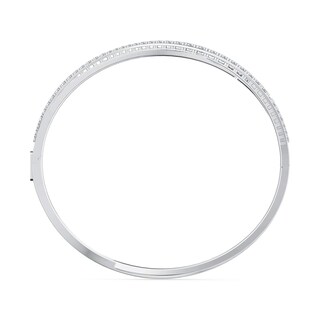 Foto 2 | Brazalete Swarovski Hyperbola Para Mujer Con Acabado En Rodio - Venta Internacional.