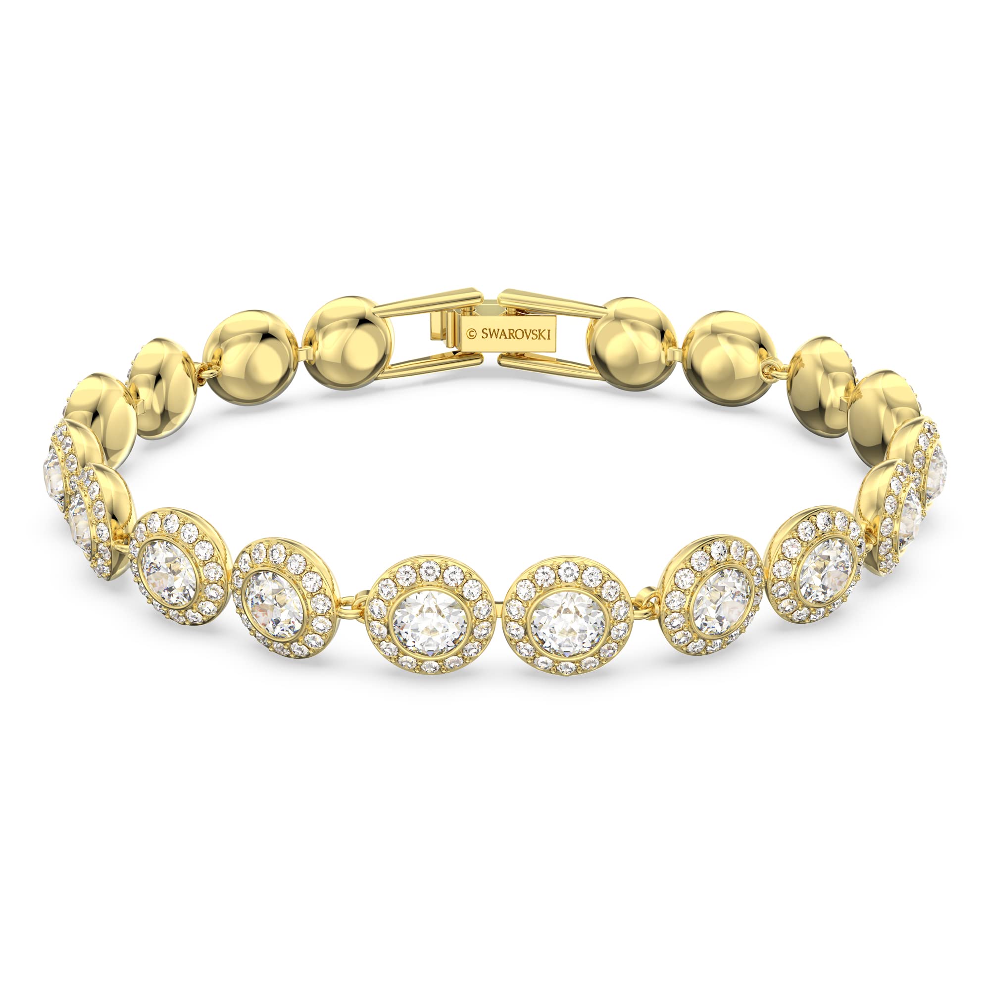 Foto 1 | Pulsera De Tenis Swarovski Una Angelic Con Cristales Transparentes - Venta Internacional.
