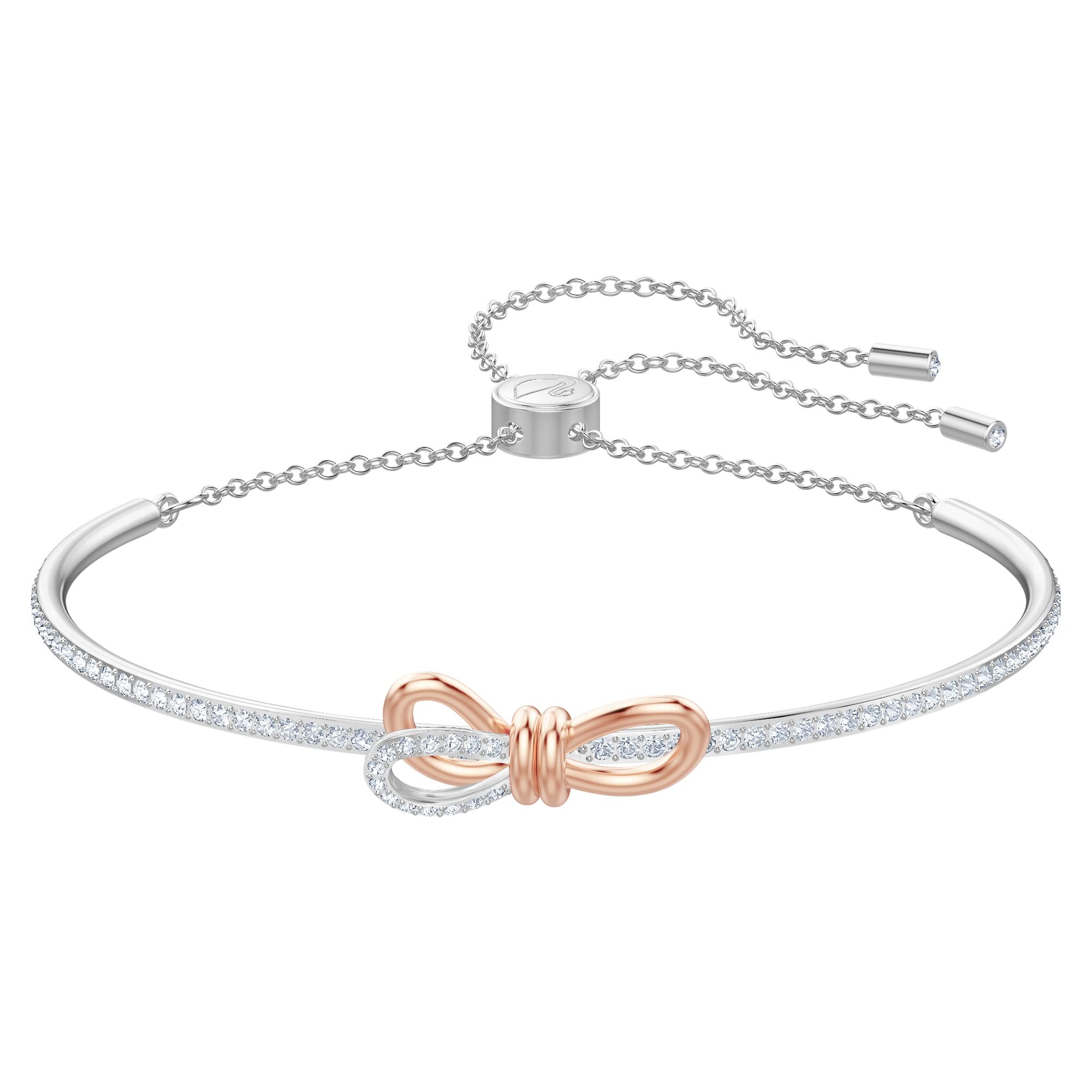 Brazalete Swarovski Lifelong Bow Para Mujer, Cristal Blanco - Venta Internacional.