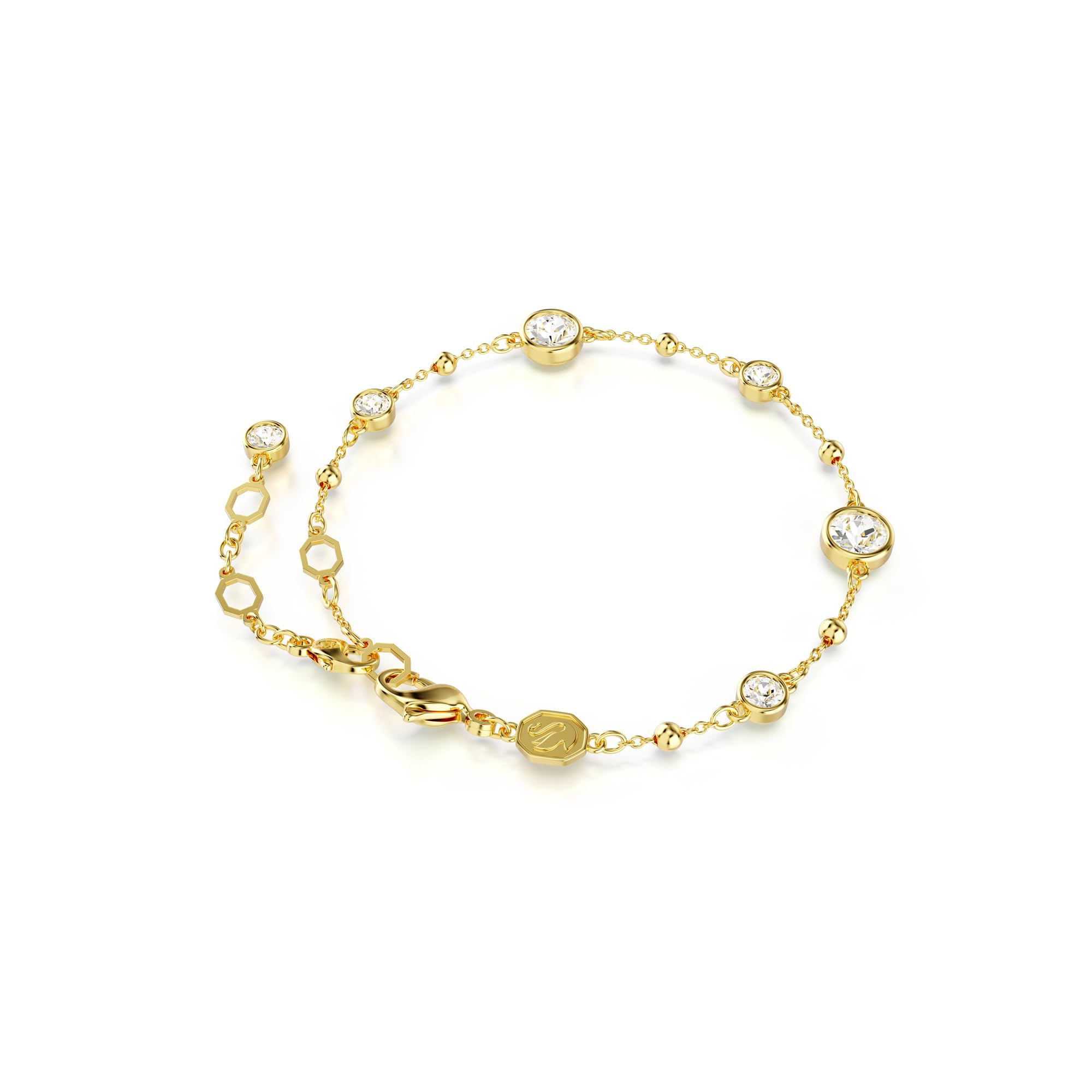 Foto 5 pulgar | Pulsera Swarovski Imber Con Cristales Transparentes De Talla Redonda - Venta Internacional.