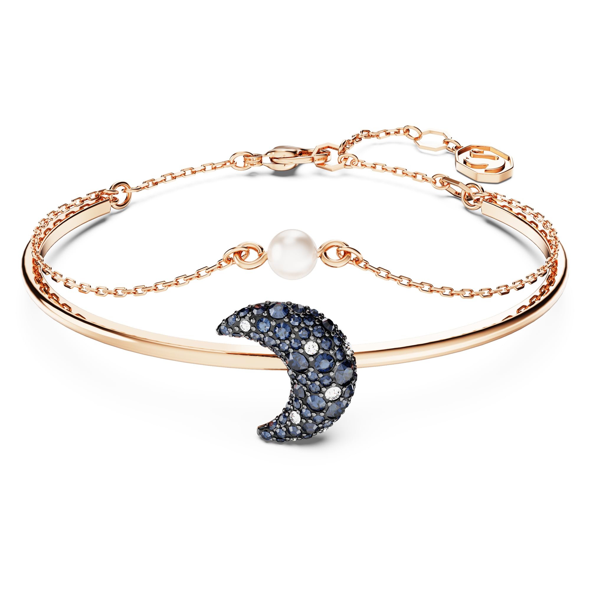 Foto 1 | Brazalete Swarovski Sublima Moon En Oro Rosa Multicolor - Venta Internacional.