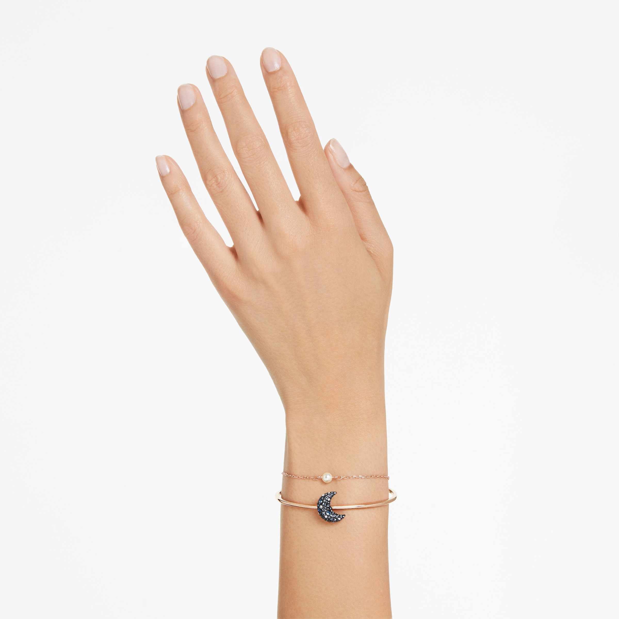 Foto 5 | Brazalete Swarovski Sublima Moon En Oro Rosa Multicolor - Venta Internacional.