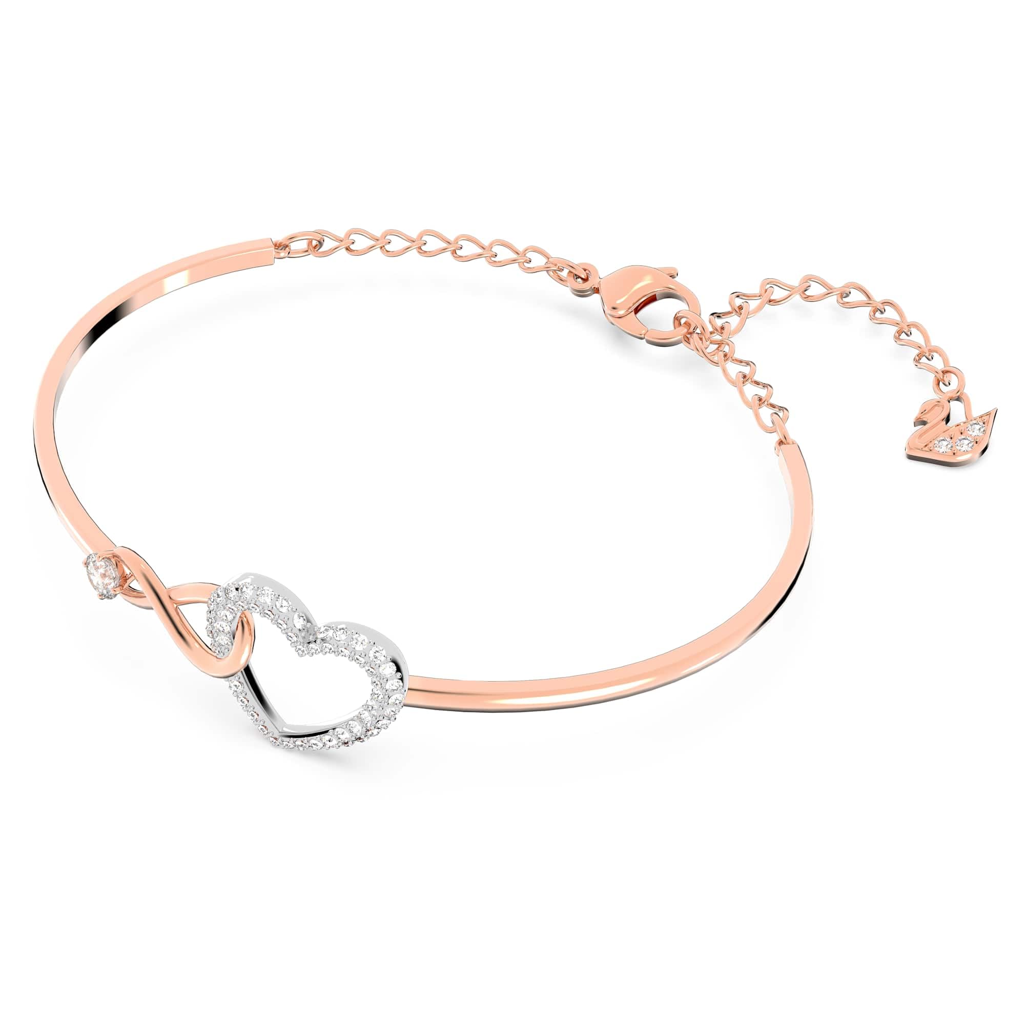 Foto 3 pulgar | Brazalete Swarovski Hyperbola Para Mujer En Tono Oro Rosa - Venta Internacional.