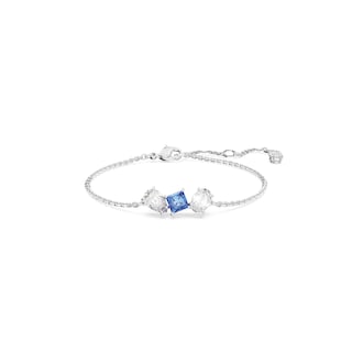 Foto 1 | Pulsera Swarovski Mesmera Con Piedras Azules Y Transparentes Rodio - Venta Internacional.