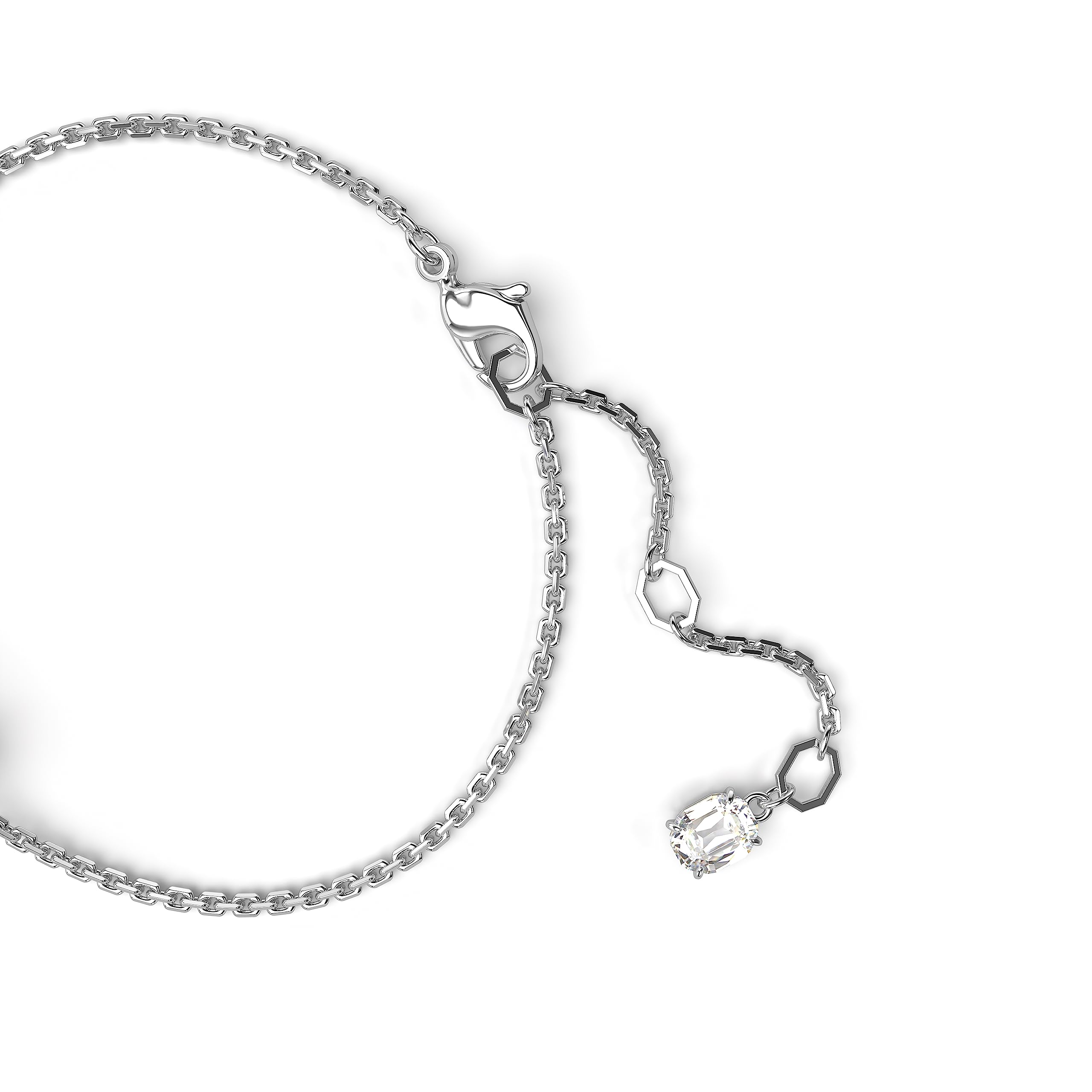 Foto 4 pulgar | Pulsera Swarovski Mesmera Con Piedras Azules Y Transparentes Rodio - Venta Internacional.