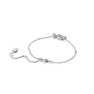 Foto 4 | Pulsera Swarovski Mesmera Con Piedras Azules Y Transparentes Rodio - Venta Internacional.