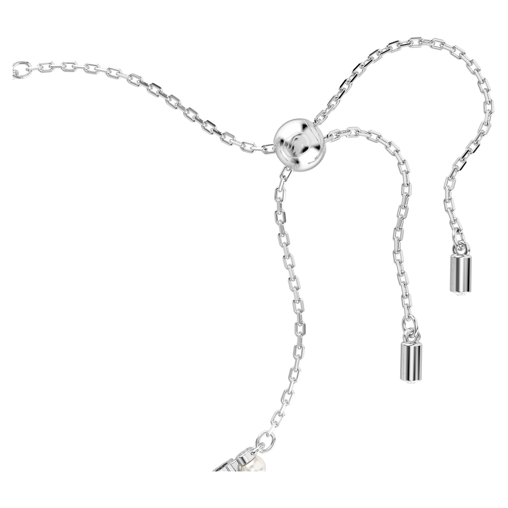 Foto 4 pulgar | Pulsera Swarovski Matrix Crystal Pearl Con Acabado En Rodio - Venta Internacional.