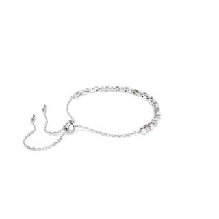 Foto 4 | Pulsera Swarovski Matrix Crystal Pearl Con Acabado En Rodio - Venta Internacional.