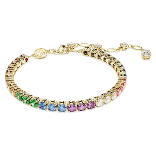 Foto 1 | Pulsera Swarovski Matrix Con Acabado Dorado Multicolor - Venta Internacional.