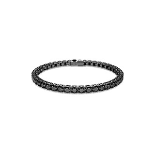 Foto 1 | Pulsera De Tenis Swarovski Matrix Con Piedras Negras De Talla Redonda - Venta Internacional.
