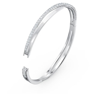 Foto 3 | Brazalete Swarovski Hyperbola Para Mujer Con Cristales Transparentes - Venta Internacional.
