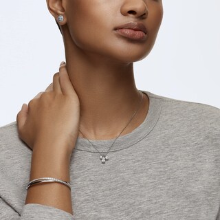 Foto 5 | Brazalete Swarovski Hyperbola Para Mujer Con Cristales Transparentes - Venta Internacional.