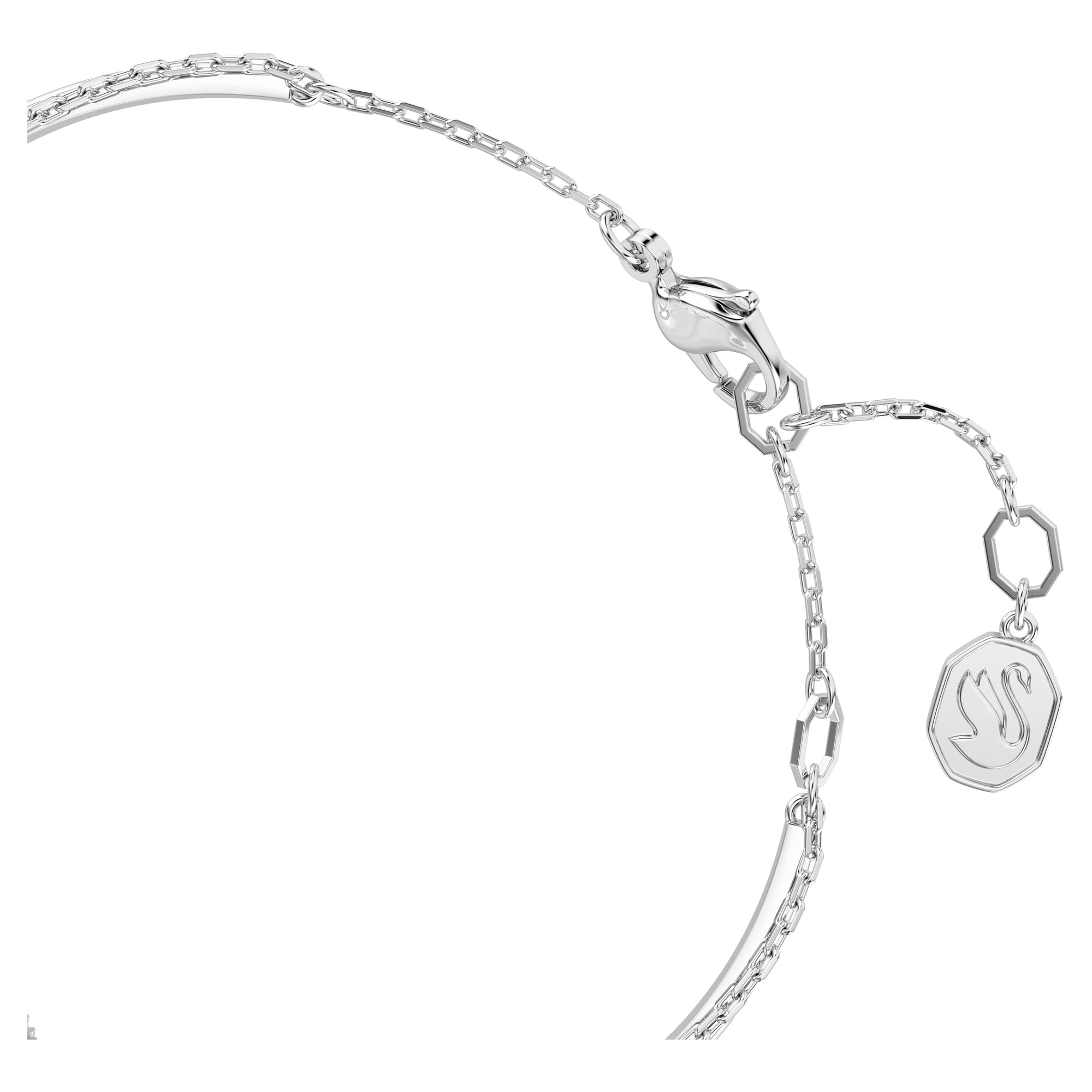 Foto 4 pulgar | Brazalete Swarovski Hyperbola Infinity Con Cristales Transparentes - Venta Internacional.