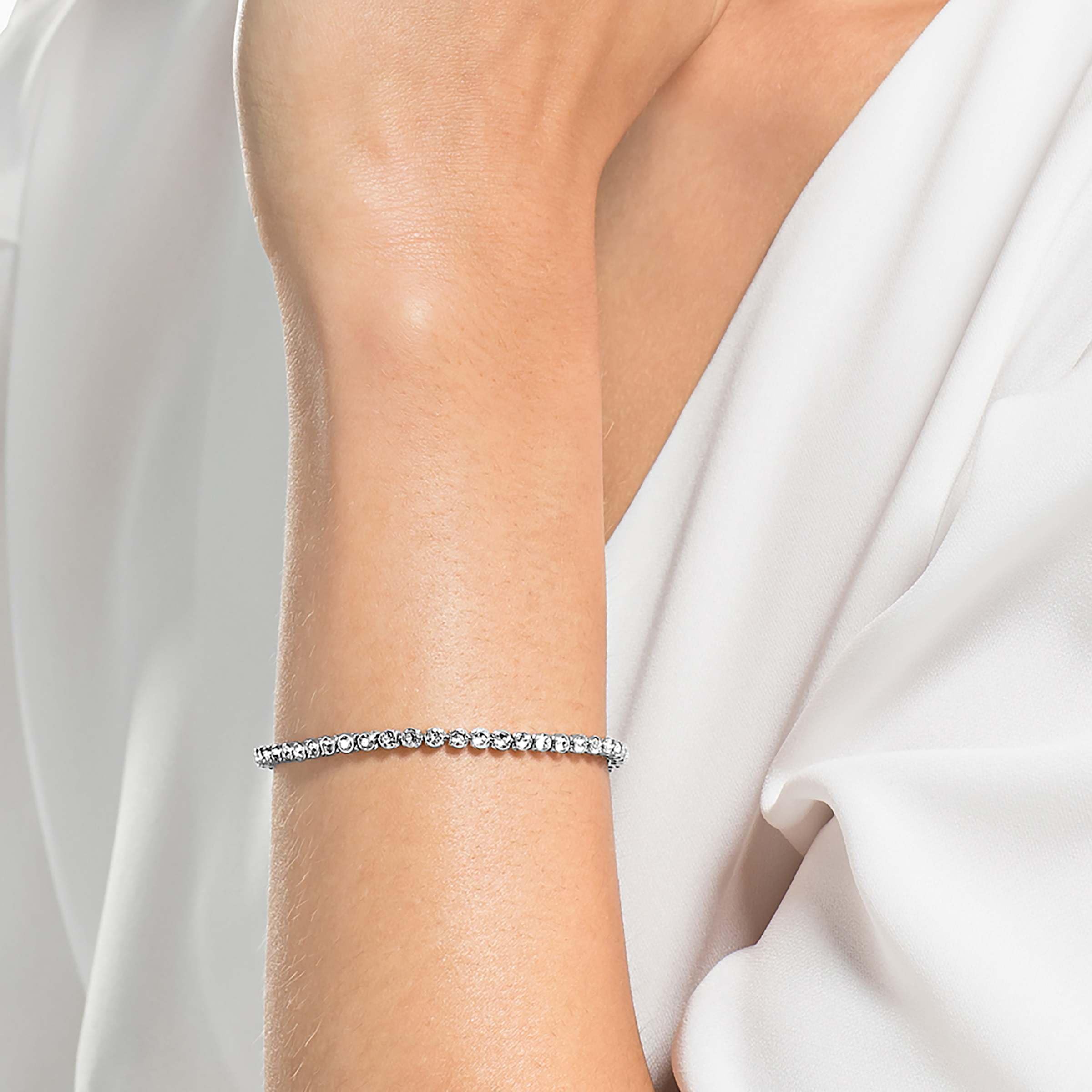 Foto 6 pulgar | Pulsera Swarovski Emily Collection Para Mujer Con Cristales - Venta Internacional.