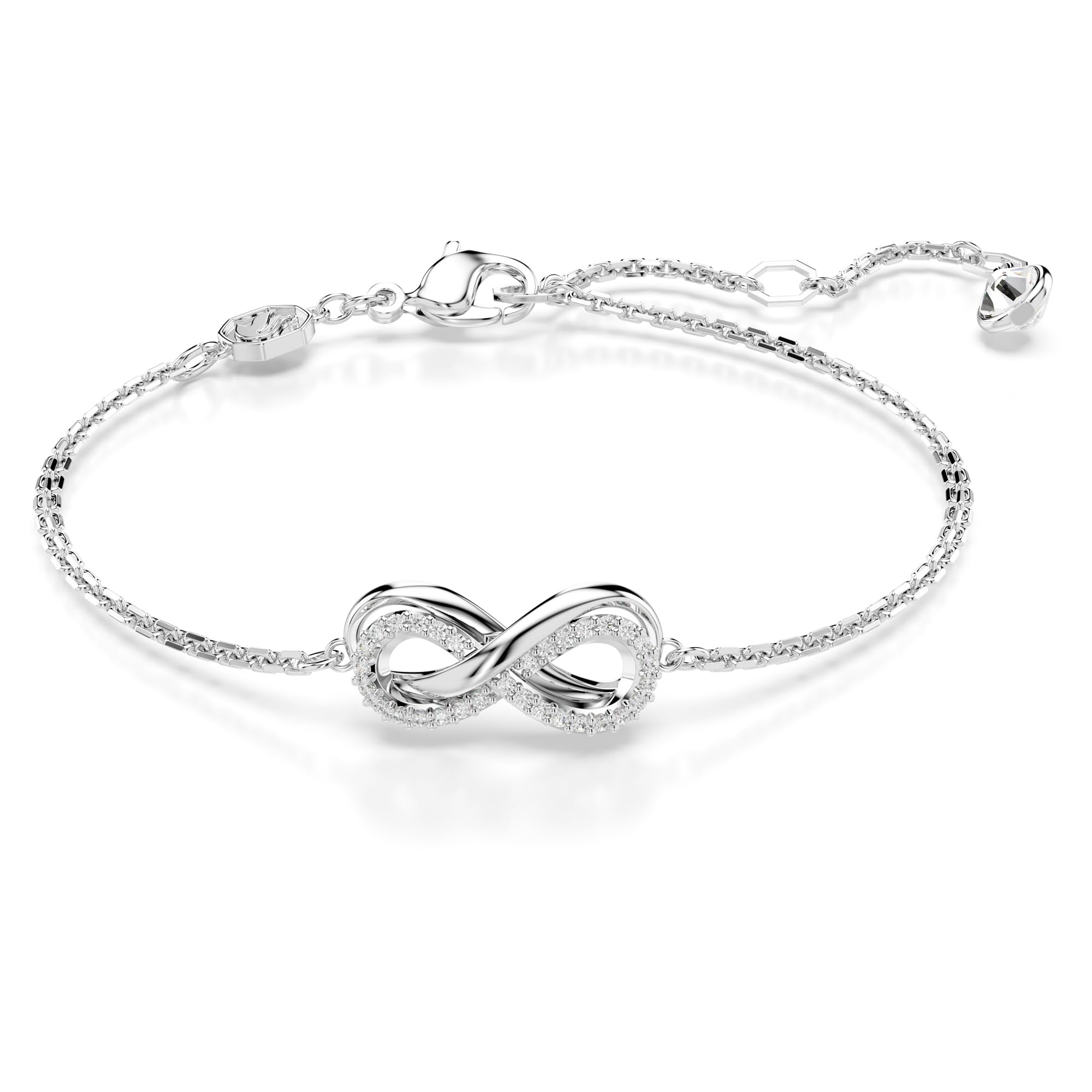 Pulsera Swarovski Hyperbola Clear Infinity Con Cristales - Venta Internacional.