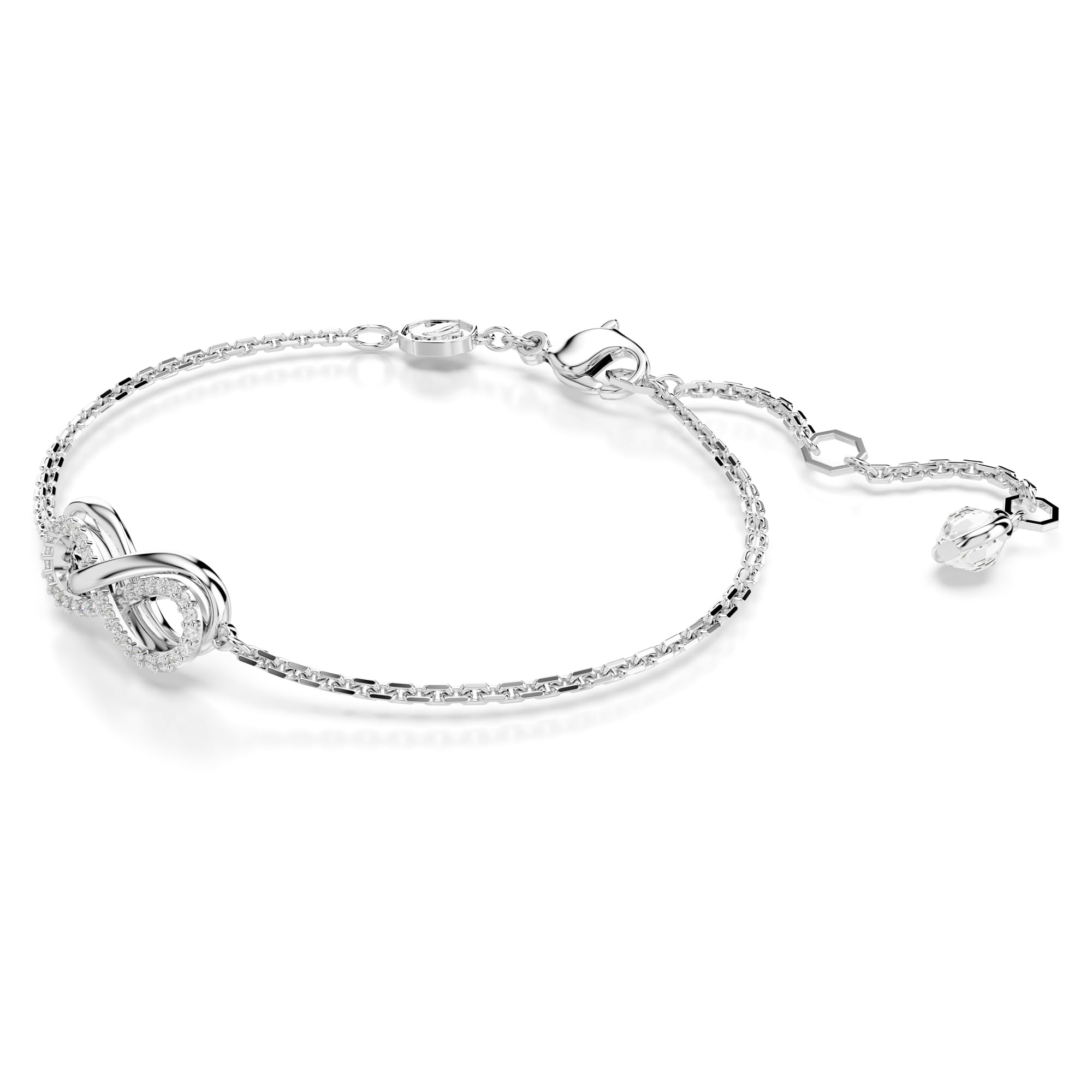 Foto 3 pulgar | Pulsera Swarovski Hyperbola Clear Infinity Con Cristales - Venta Internacional.