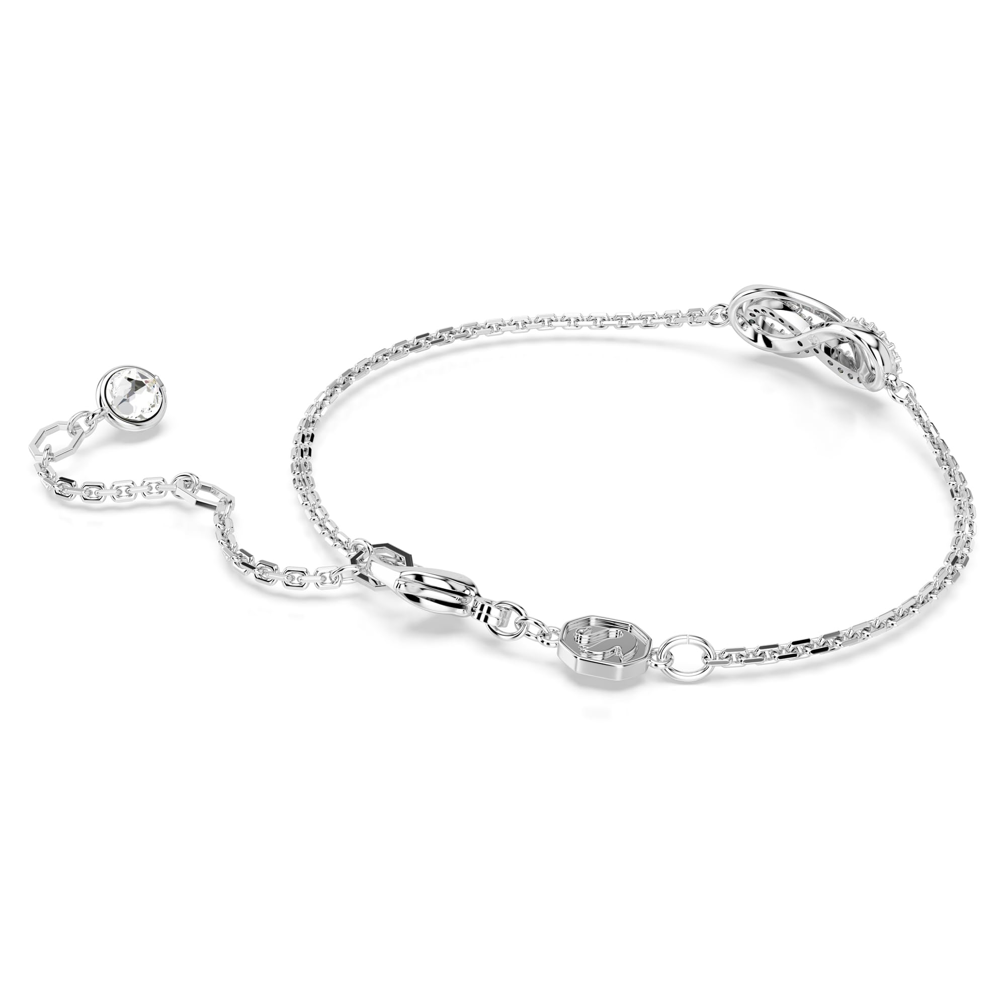 Foto 5 pulgar | Pulsera Swarovski Hyperbola Clear Infinity Con Cristales - Venta Internacional.