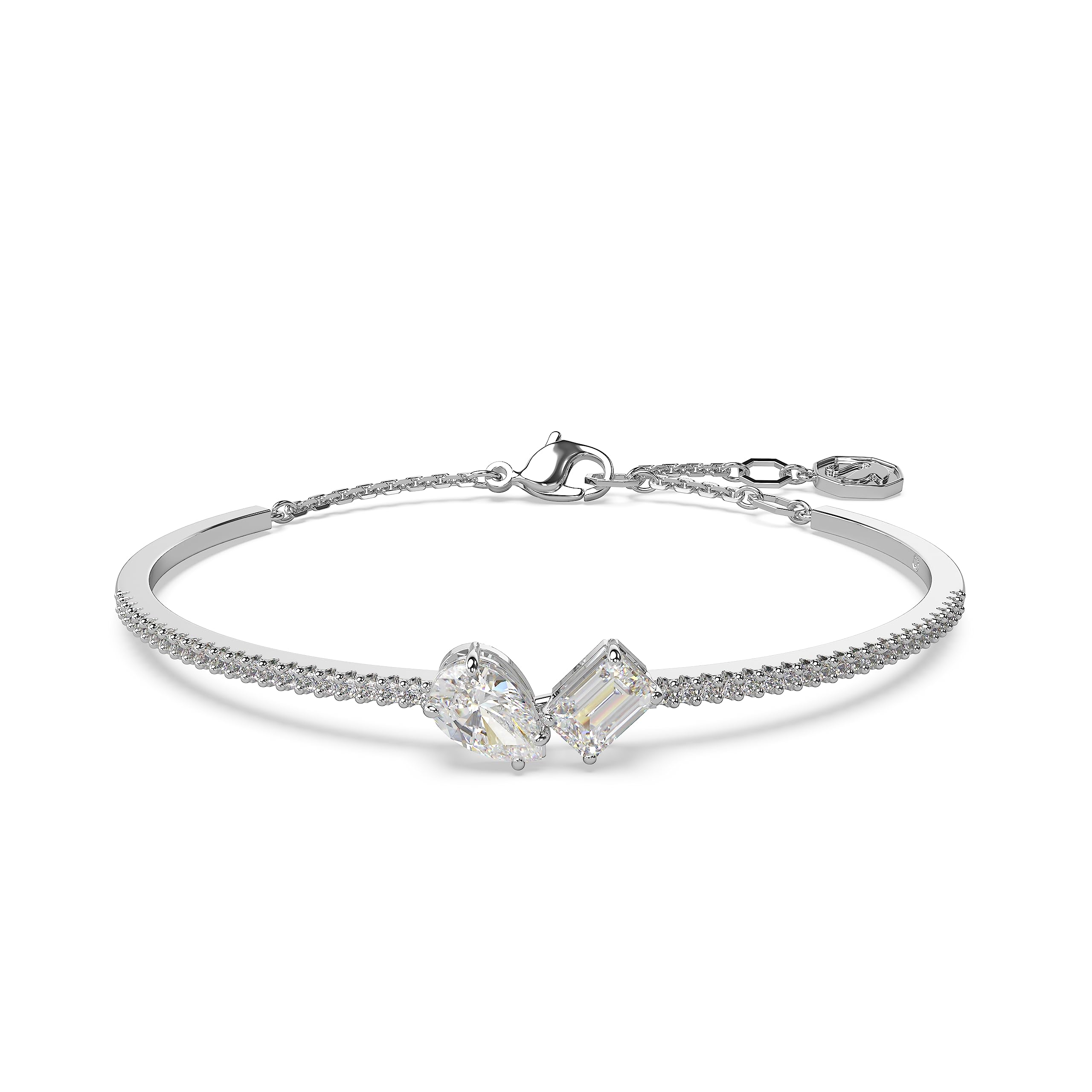 Foto 1 | Brazalete Swarovski Mesmera Con Piedras Transparentes De Talla Mixta - Venta Internacional.
