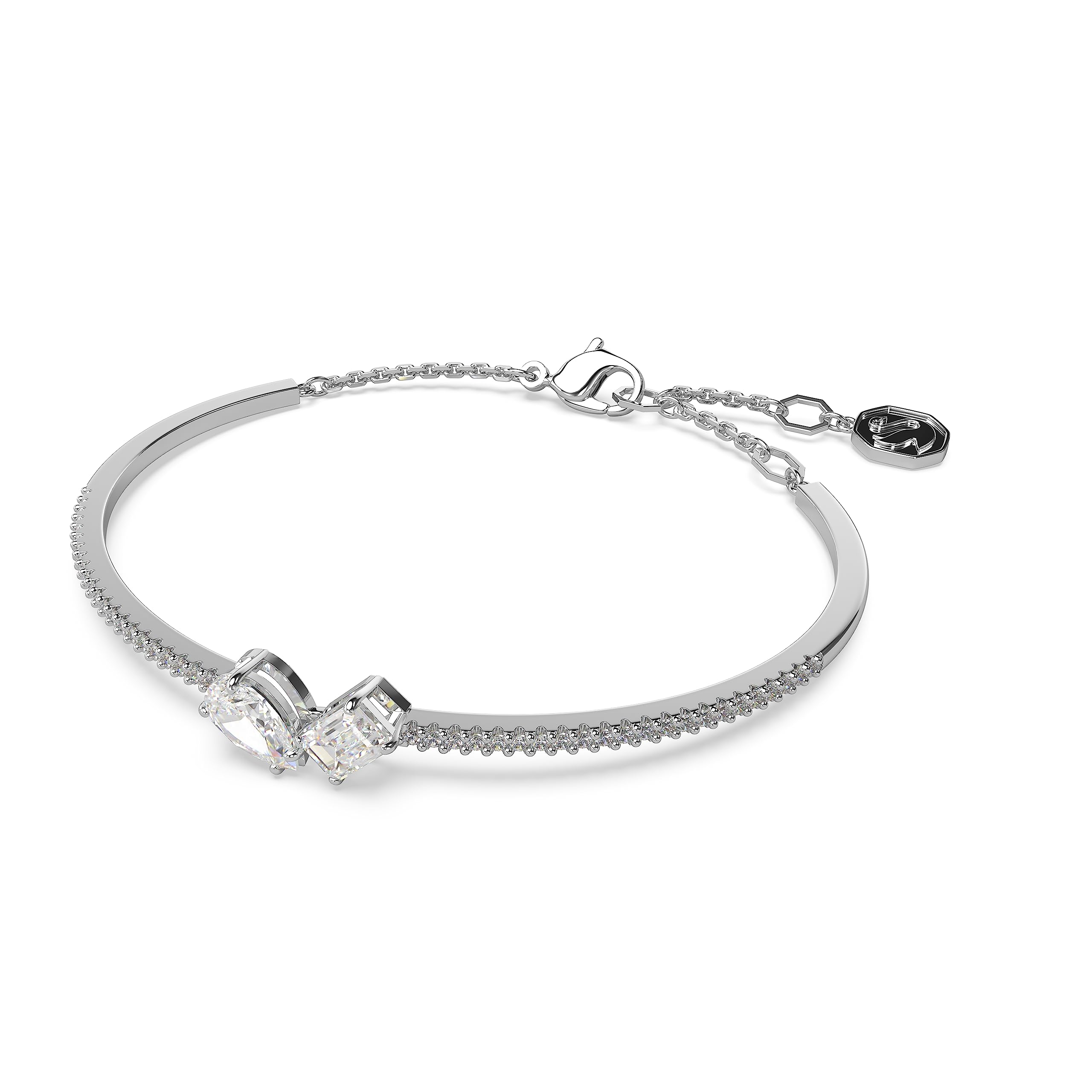 Foto 2 | Brazalete Swarovski Mesmera Con Piedras Transparentes De Talla Mixta - Venta Internacional.