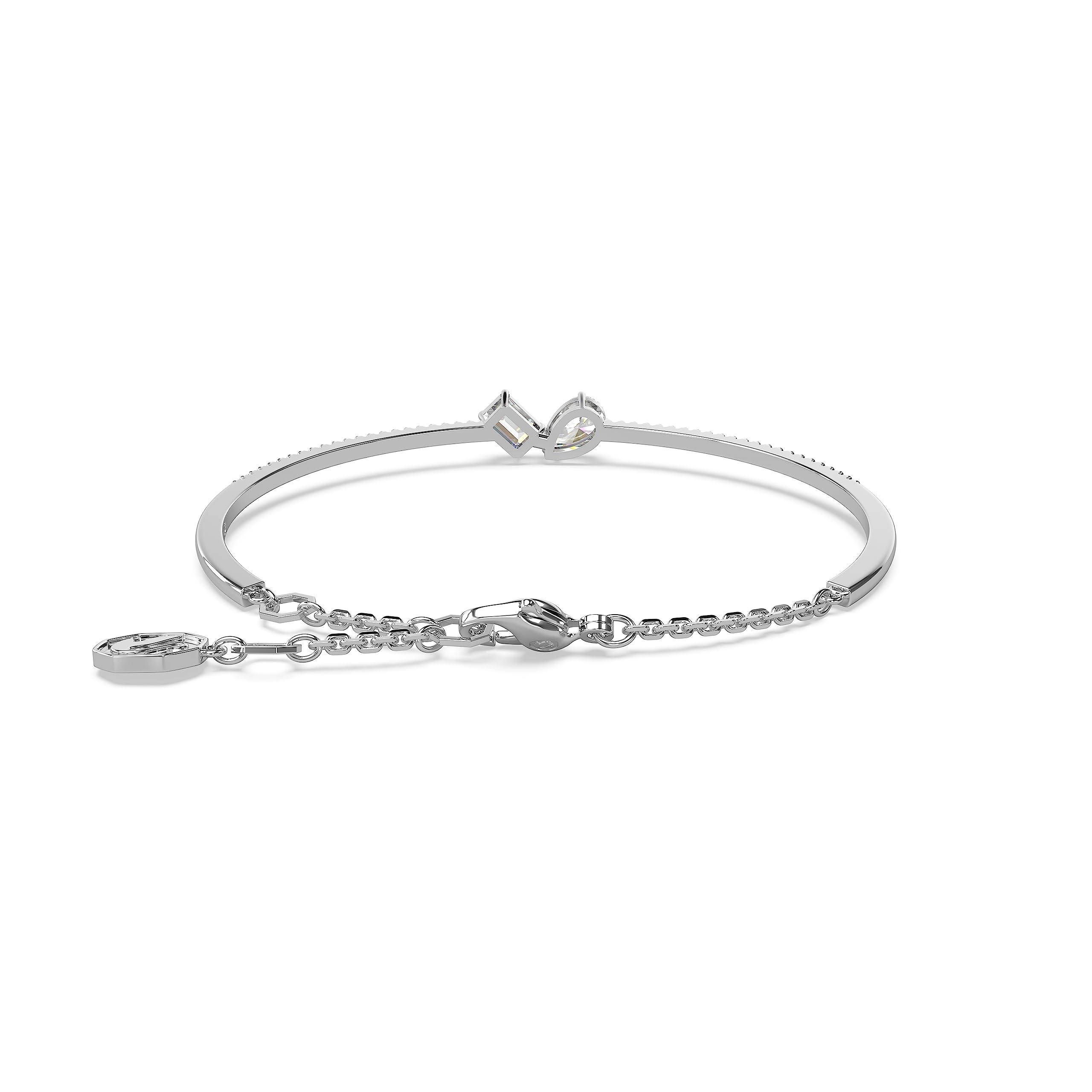 Foto 6 pulgar | Brazalete Swarovski Mesmera Con Piedras Transparentes De Talla Mixta - Venta Internacional.