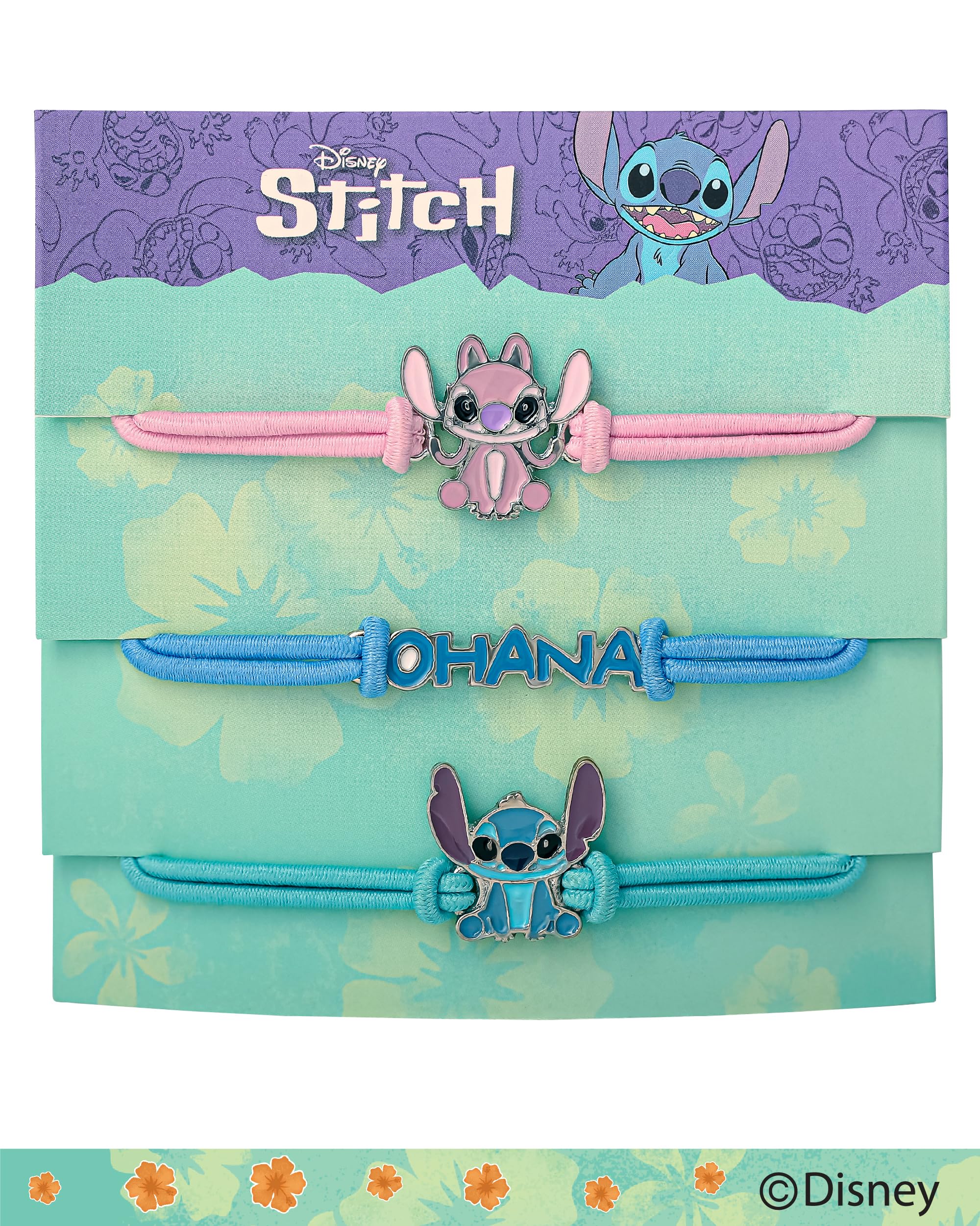 Foto 6 pulgar | Juego de Pulseras Disney Lilo & Stitch 3 Piezas - Venta Internacional