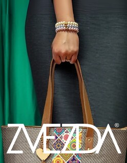 Foto 3 | Set De Pulseras De Perlas De Cristal Austriaco Y Chapa De Oro De 18k Marca Zvezda