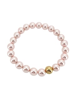 Foto 6 | Set De Pulseras De Perlas De Cristal Austriaco Y Chapa De Oro De 18k Marca Zvezda