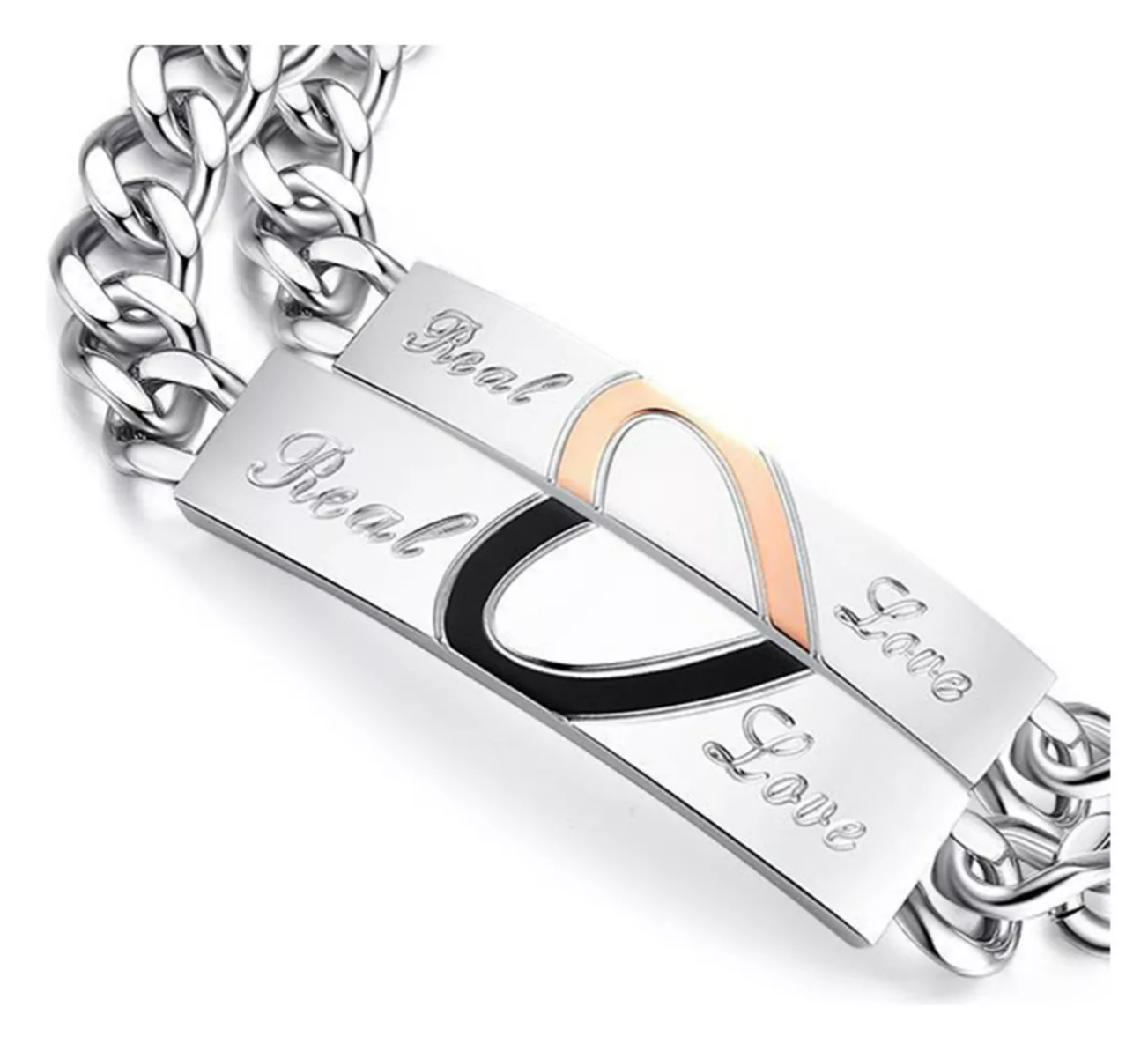 Foto 3 pulgar | Pulseras De Parejas Amor Compromiso Corazón Xtellar