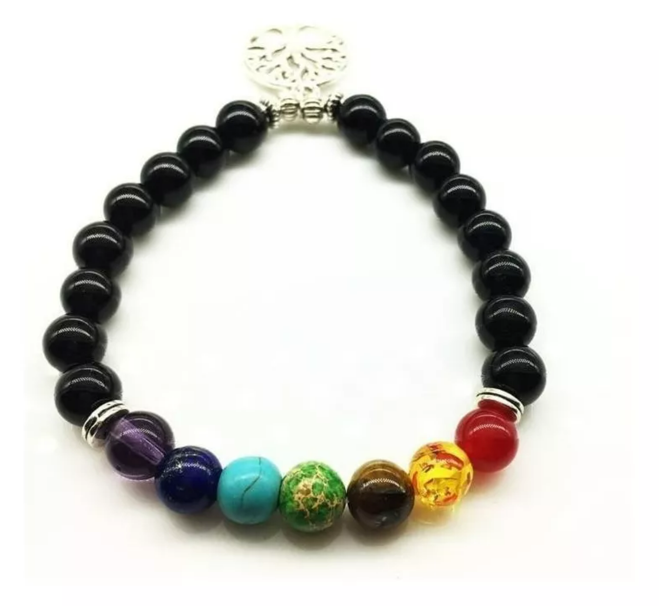 Foto 4 pulgar | Pulsera De Los 7 Chakras Con Árbol De La Vida Xtellar