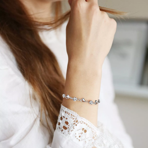 Foto 4 pulgar | Pulsera Xtellar De Plata 925 Con Zirconia Cúbica Para Mujer Color Plata
