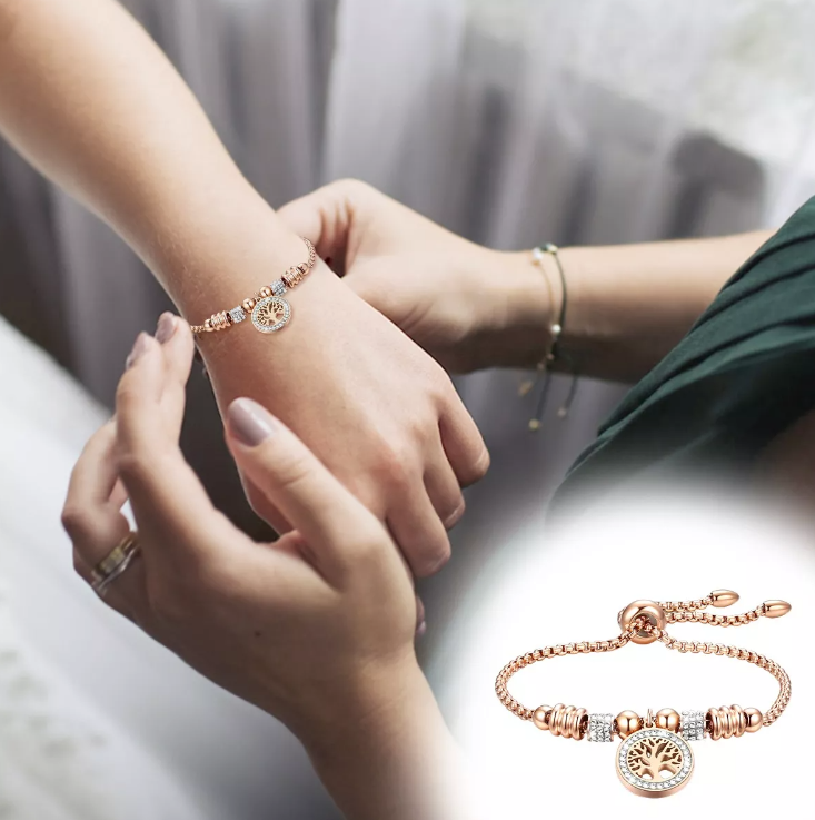 Foto 2 | Pulsera Xtellar De  Mujer De Acero Árbol Life