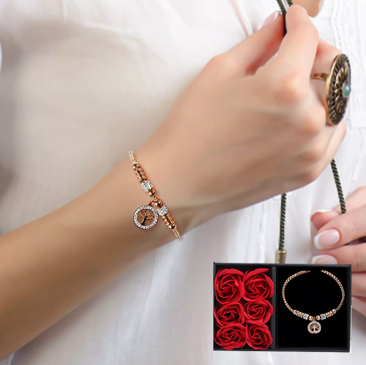 Foto 4 | Pulsera Xtellar De  Mujer De Acero Árbol Life