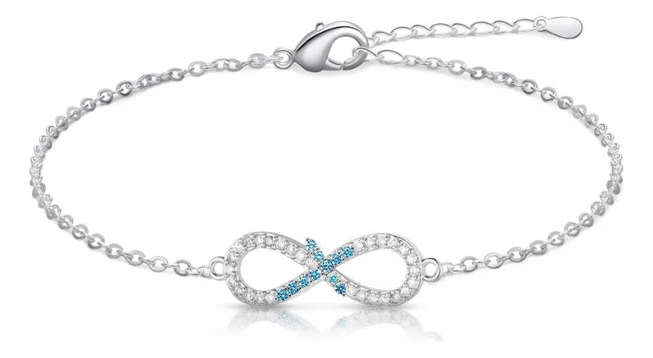 Foto 2 pulgar | Pulsera Xtellar Para Mujer Amor Infinito Ajustable Color Plata