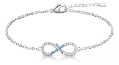 Foto 1 | Pulsera Xtellar Para Mujer Amor Infinito Ajustable Color Plata