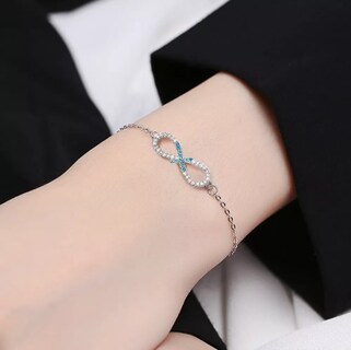 Foto 4 | Pulsera Xtellar Para Mujer Amor Infinito Ajustable Color Plata
