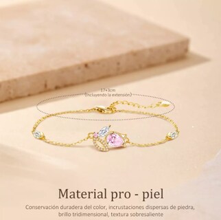 Foto 2 | Pulsera Xtellar Tulipán Ajustable Color Dorado
