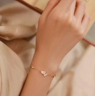 Foto 4 | Pulsera Xtellar Tulipán Ajustable Color Dorado