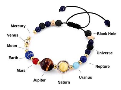 Foto 3 | Pulsera Ajustable Xtellar De Planetas Sistema Solar Multicolor