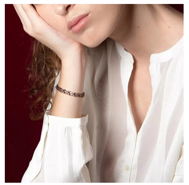 Foto 2 | Pulsera Xtellar De Cobre Puro Mujer Terapia Magnético Para Artritis