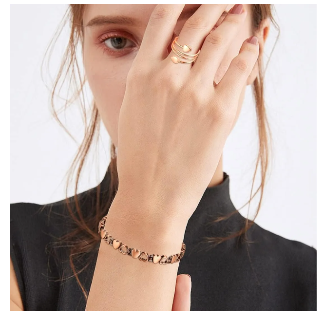 Foto 2 | Pulsera Xtellar De Cobre Puro Mujer Terapia Magnética Para Artritis