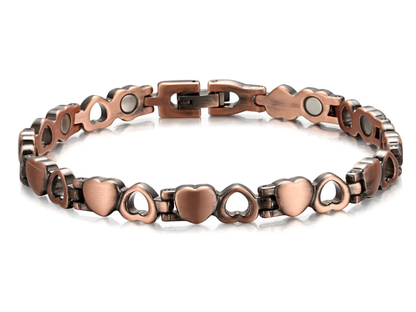 Foto 5 pulgar | Pulsera Xtellar De Cobre Puro Mujer Terapia Magnética Para Artritis