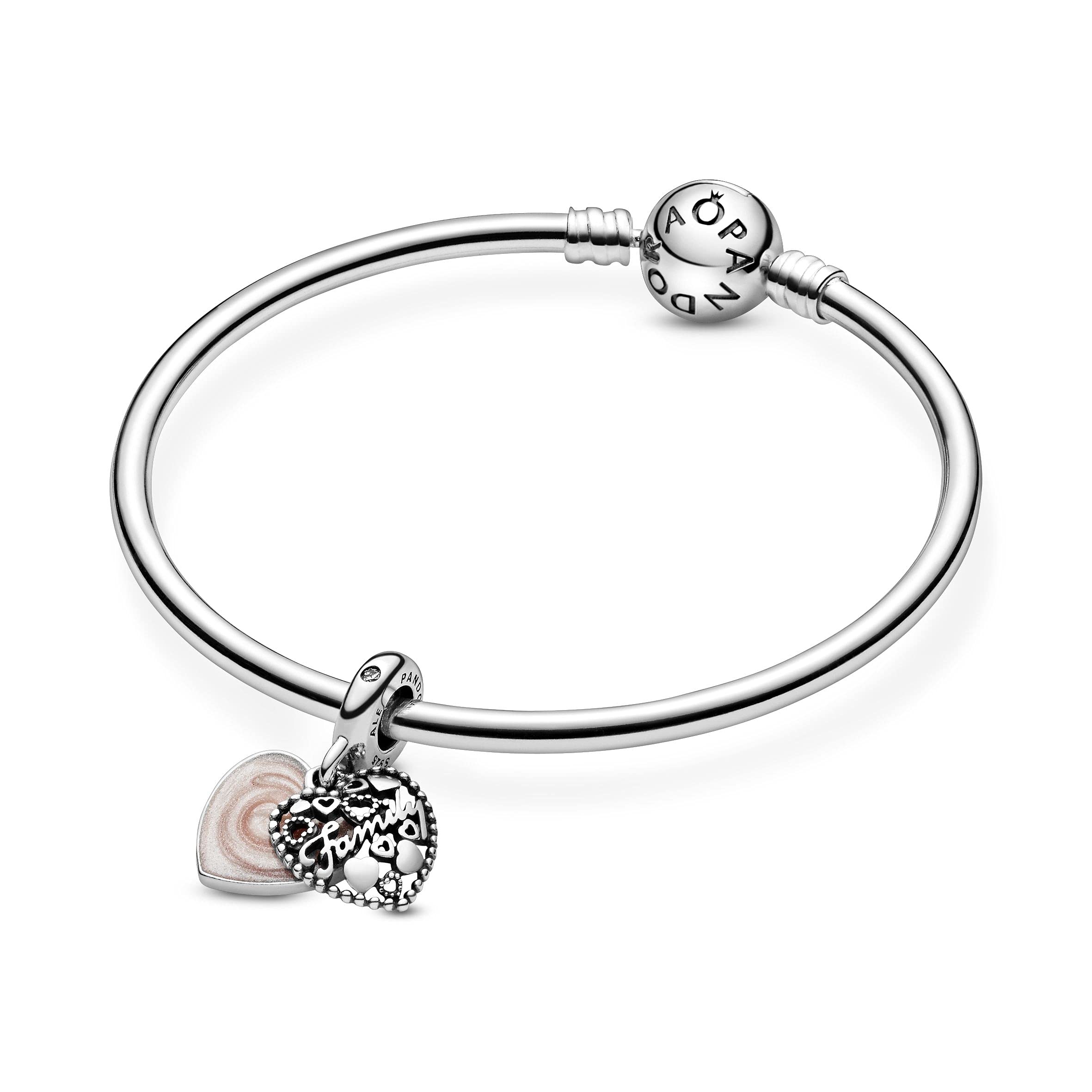 Foto 6 pulgar | Colgante Pandora Love Makes A Family 796459en28 Plateado - Venta Internacional.