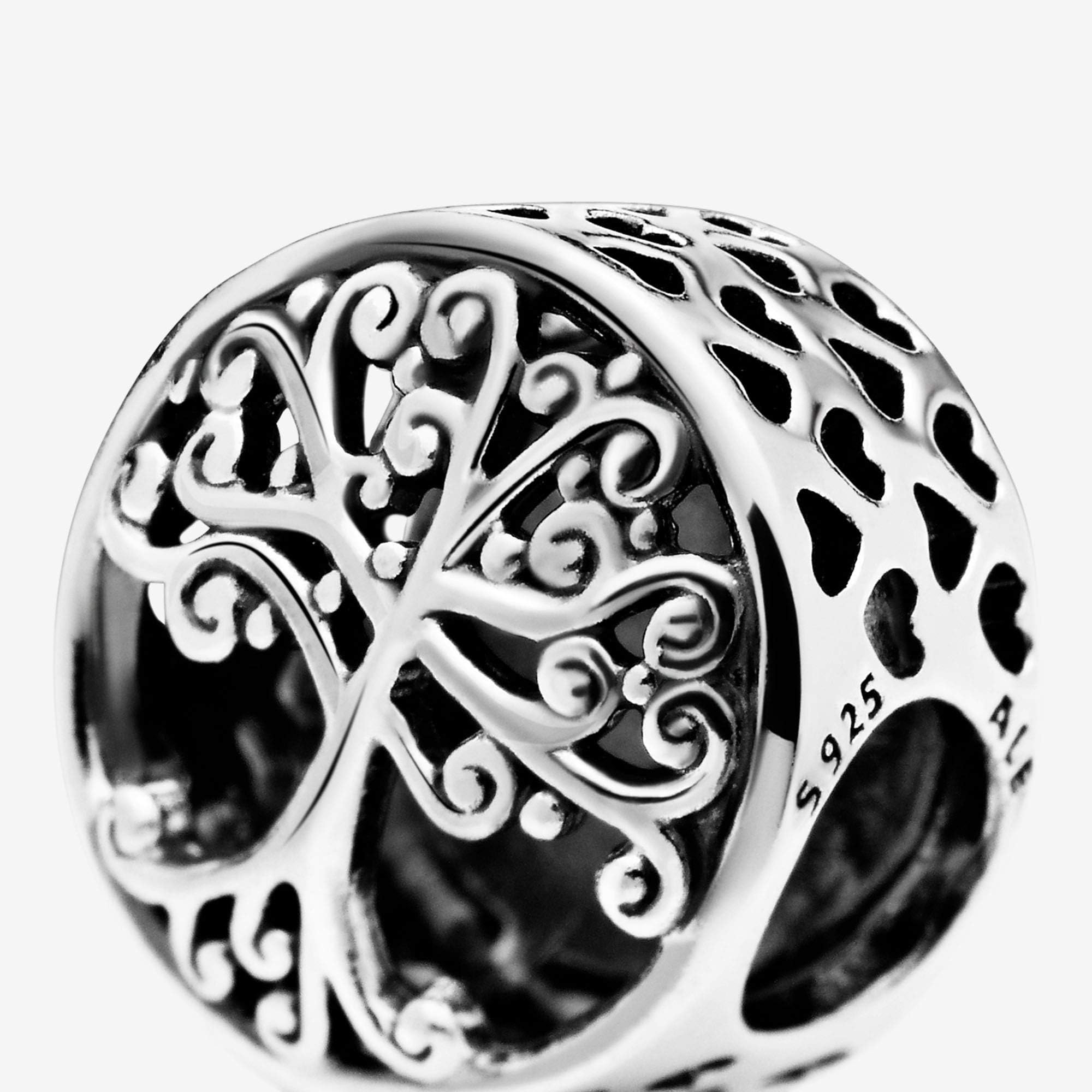 Foto 8 pulgar | Pulsera Con Dijes Pandora Openwork Family Roots En Plata De Ley - Venta Internacional.