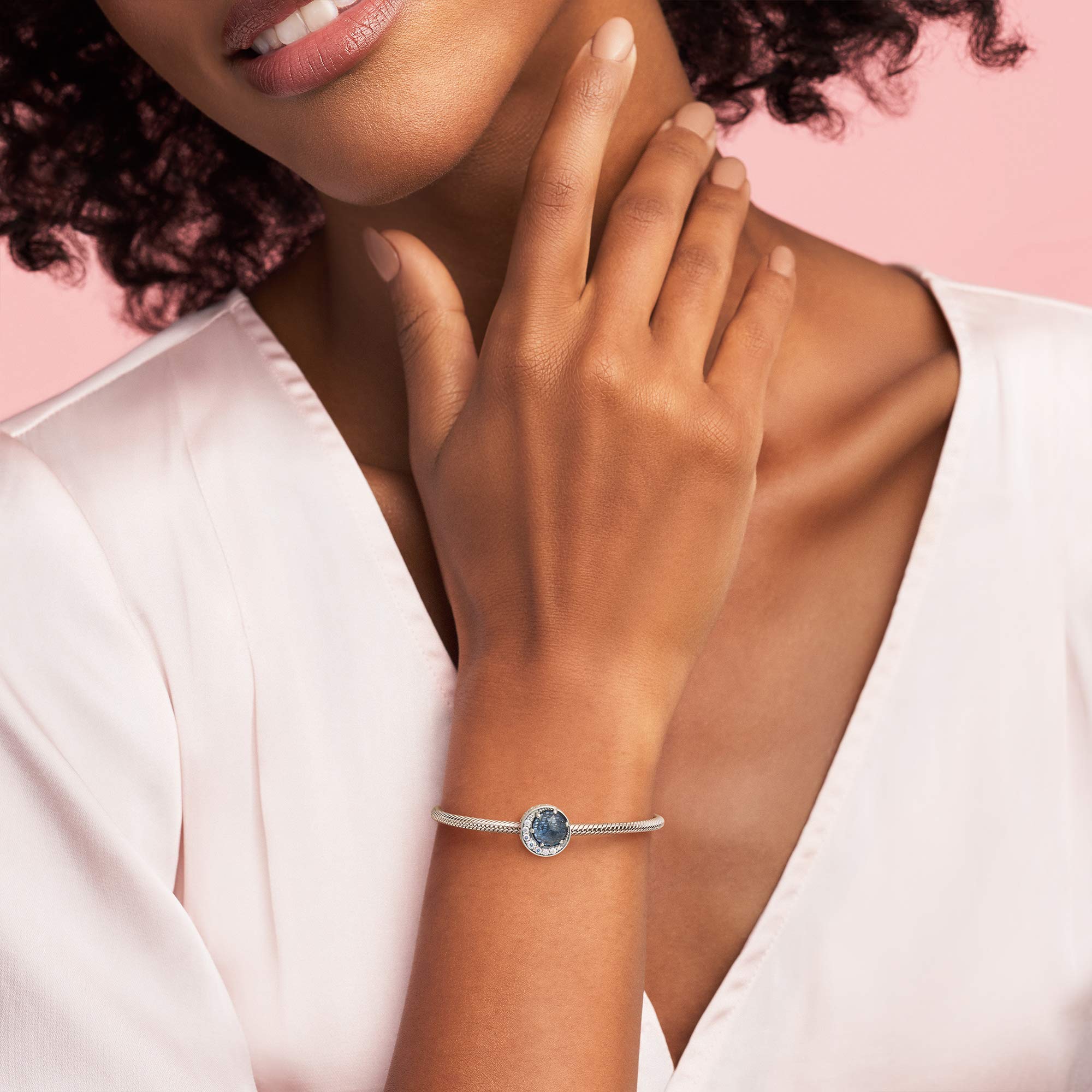 Foto 2 | Charm Pandora Jewelry Moon And Night Sky En Plata De Ley - Venta Internacional.