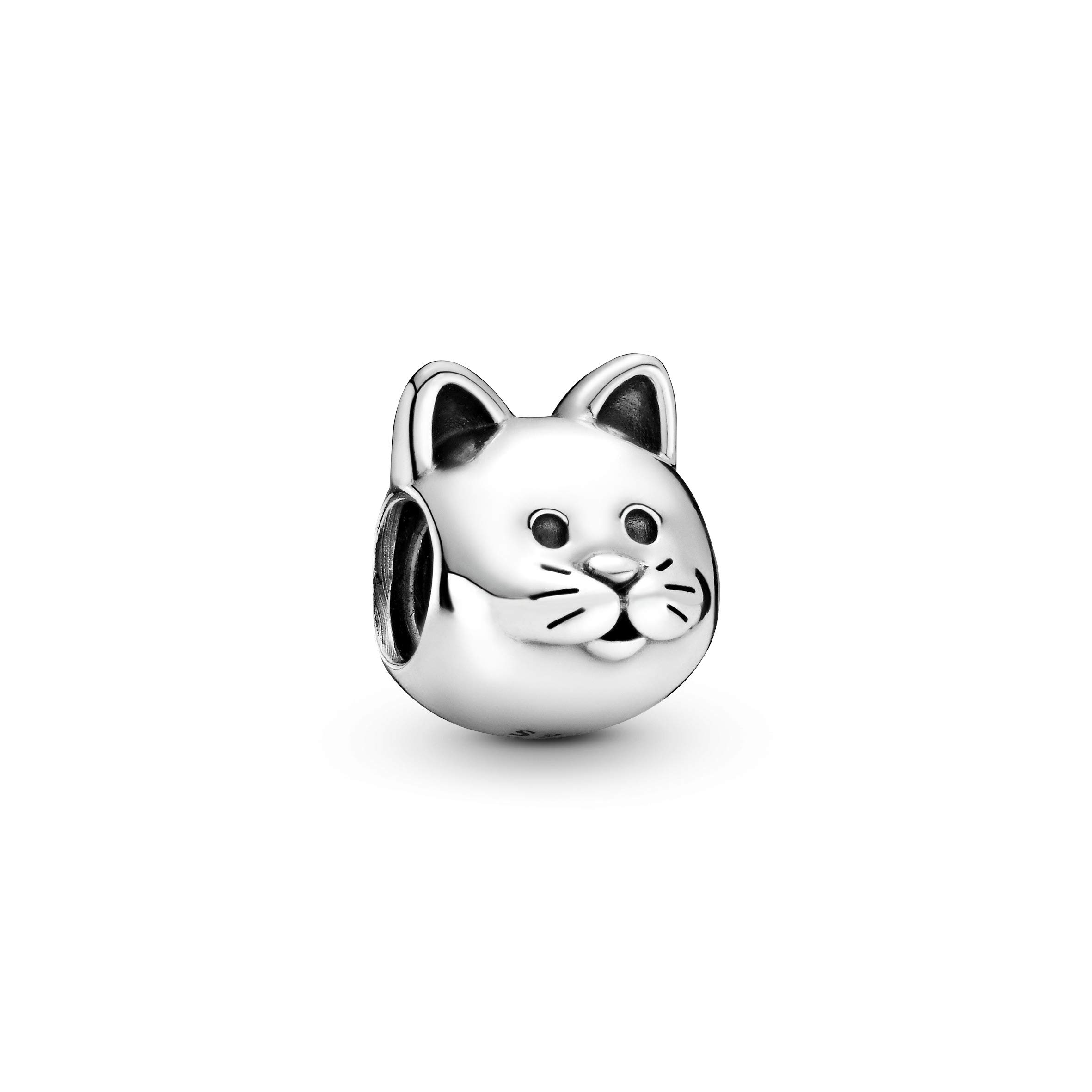 Charm Pandora Jewelry Curious Cat, Plata De Ley - Venta Internacional.