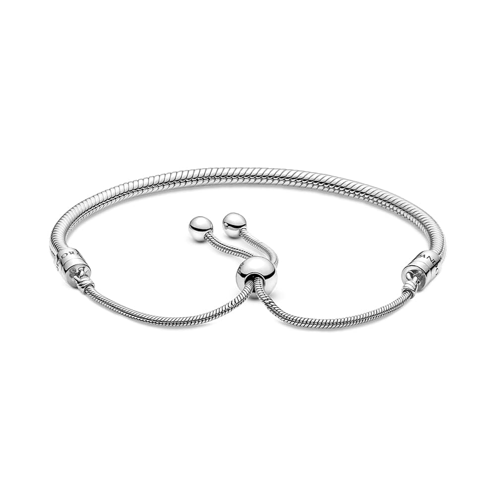 Foto 3 pulgar | Pulsera Con Dijes Pandora Moments Snake Chain Slider Para Mujer - Venta Internacional.