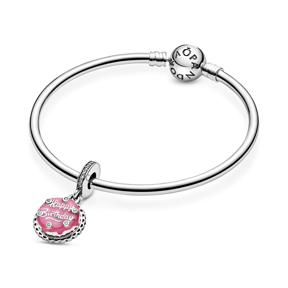 Foto 6 pulgar | Charm Pandora Jewelry - Colgante Para Tarta De Cumpleaños, Color Rosa - Venta Internacional.