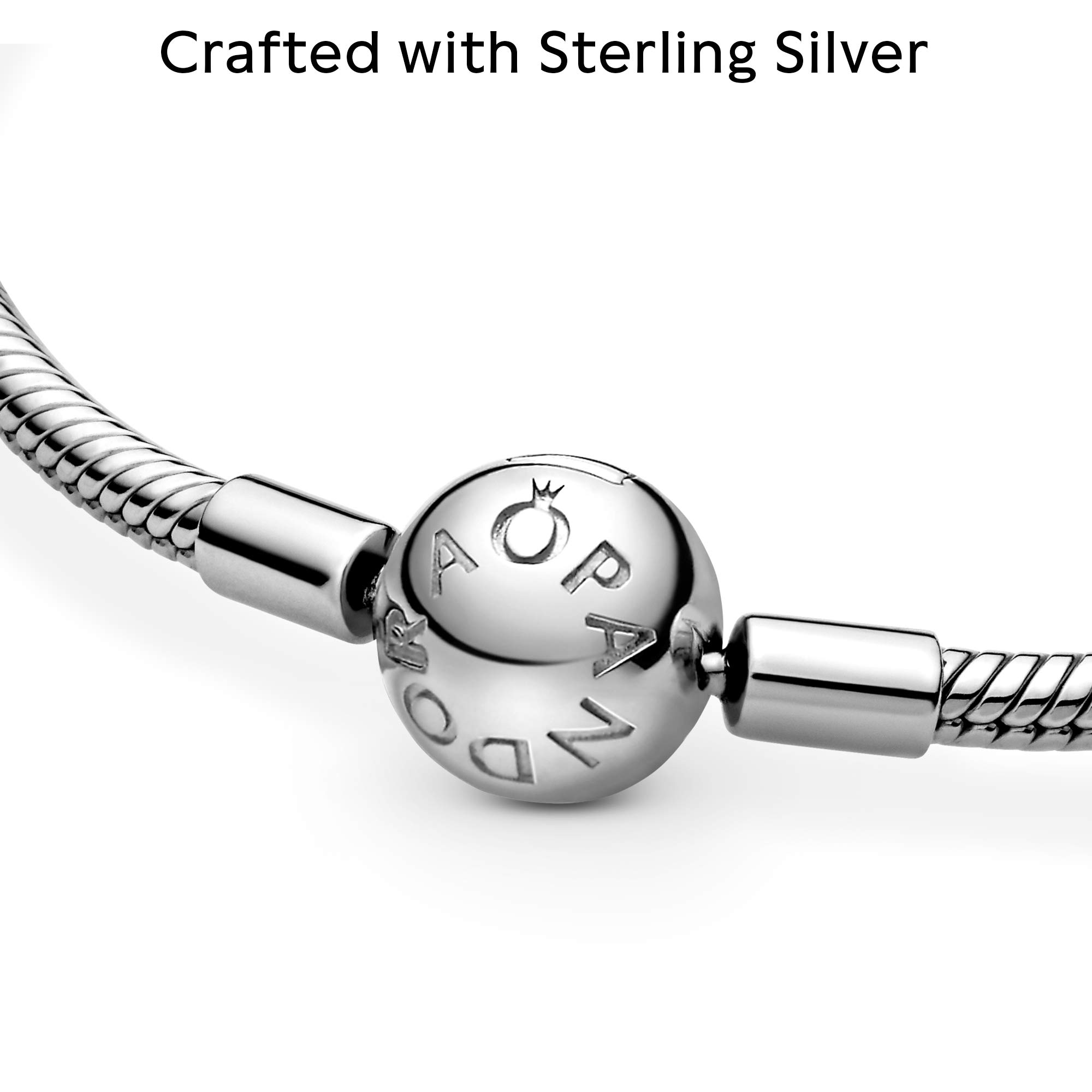 Foto 5 pulgar | Pulsera Pandora Moments Snake Chain, 7,5 Cm, Plata De Ley - Venta Internacional.