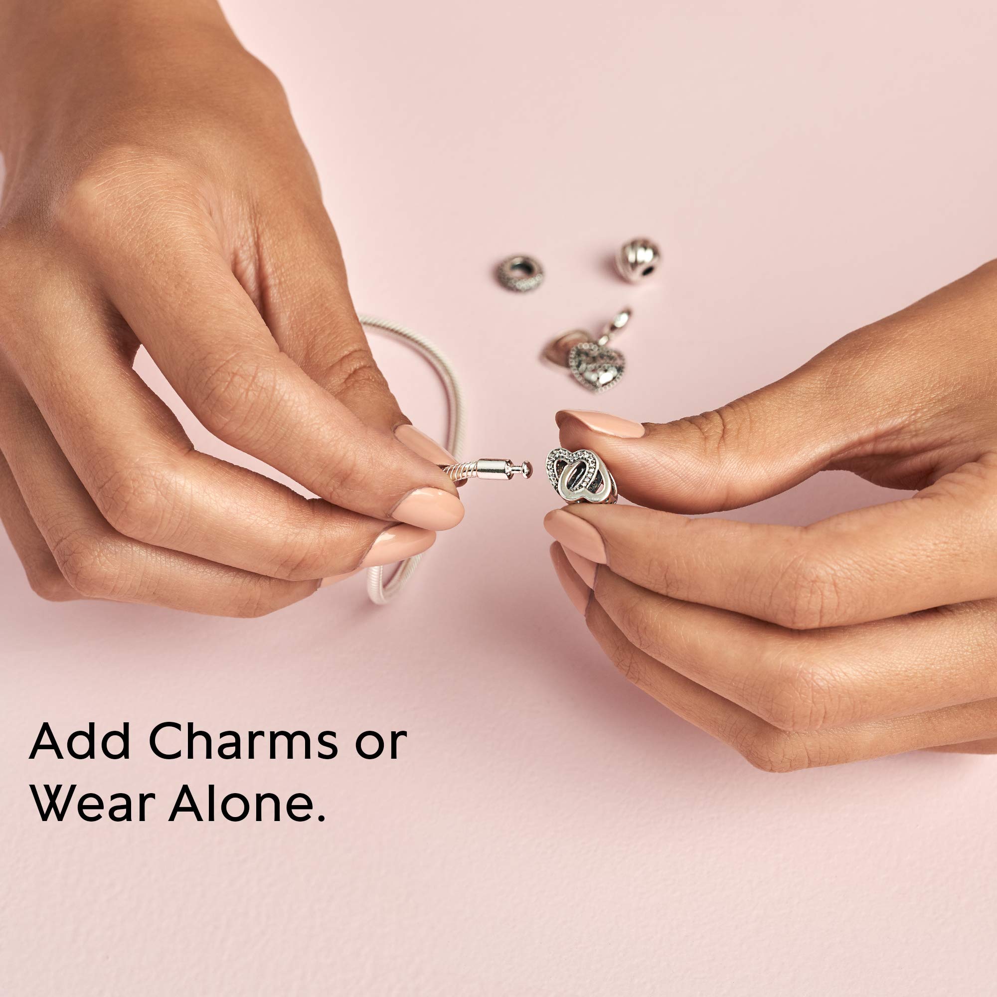 Foto 6 | Pulsera Pandora Moments Snake Chain, 7,5 Cm, Plata De Ley - Venta Internacional.